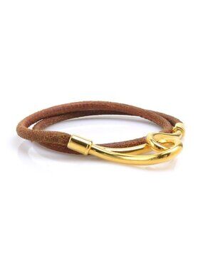 Hermes Bracelet Jumbo Leather Brown